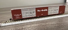 Bluford Shops N Scale #87345 86’ Quad Dr Auto Parts Boxcar D&RGW 