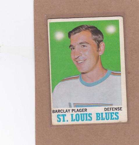 Barclay Plager #99 1970 O-Pee-Chee card
