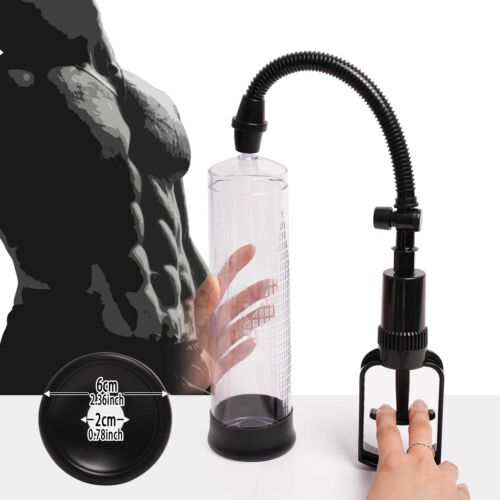 Penis Enlarger Extender Pump 7.5 INCH Penis Pump Clear Male Vacuum Draw Handle - Picture 12 of 24