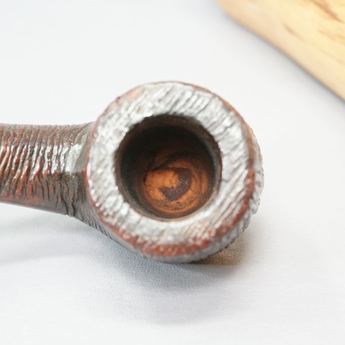 Olde London Wire Rusticated Bent Billiard Estate Briar Tobacco Pipe - Picture 11 of 17
