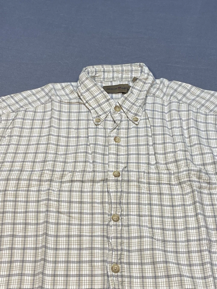 American Outfitters Camisa Abotonada Hombre Grande Algodón Foto 2 de 4