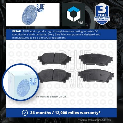 Brake Pads Set fits LEXUS GS450h 3.5 Rear 12 to 18 2GR-FXE Blue Print 0446630280