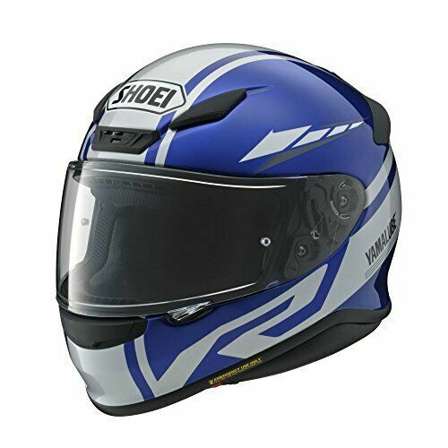 Shoei Motorcycle Full Face Helmet Z7 Yamaha Racing Model XL Blue Aim