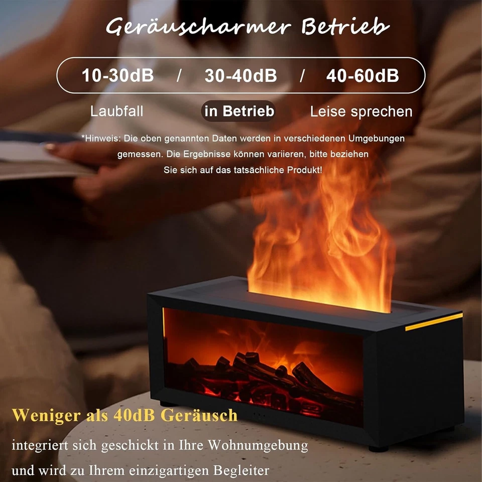 LED Kamin Aroma Diffuser für ätherische Öle beruhigende und entspannende Wirkung - Bild 4 von 4