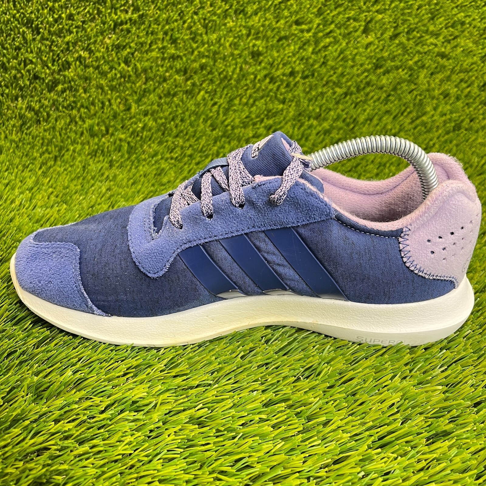 Adidas Element Refresh Womens Size 8.5 Blue Walking Running Shoes Sneakers thumbnail 2