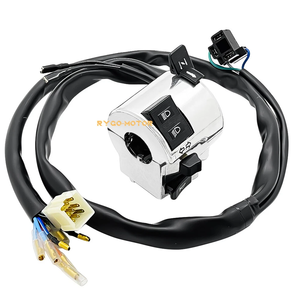 Left Control Switch Turn Signal Horn Headlight for Honda Shadow ACE 1100 VT1100 - Image 4 of 4