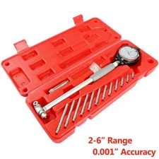 Dial Bore Gauge Tool 2-6"/0.001'' Engine Cylinder Measuring Hole Indicator