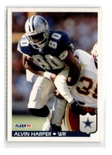 1992-Fleer-#80-Alvin Harper-Dallas Cowboys