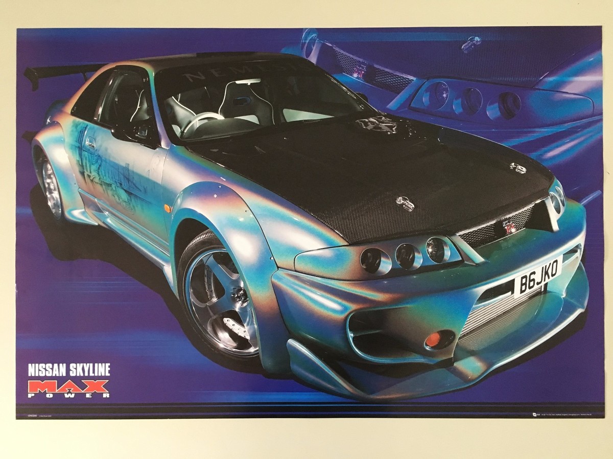 NISSAN SKYLINE 32 GTR,MAX POWER MAGAZINE, AUTHENTIC 2005 POSTER | eBay