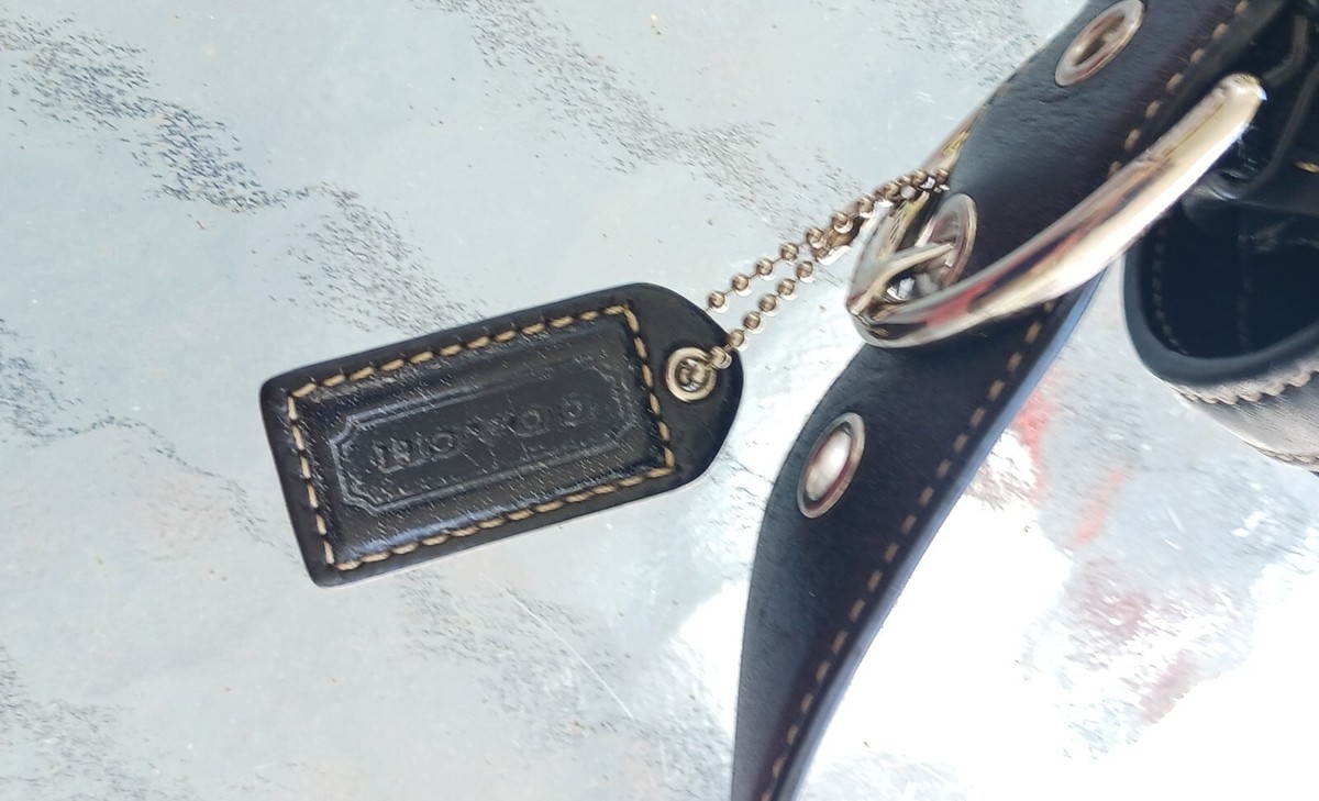 Coach 1463 Vintage Black Soho Flap Y2K Signature C Canvas