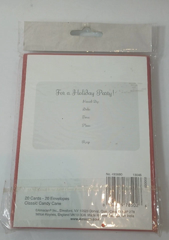 Christmas Holiday Invitations with Envelopes 20ct - Image 2 of 4