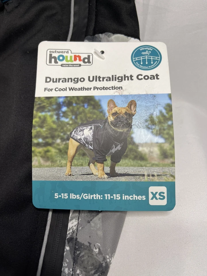 Abrigo ultraligero Outward Hound Durango para clima frío resistente al agua XS Foto 2 de 4