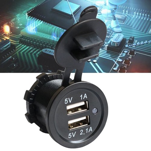 Chargeur Secteur Voiture Fiable avec Deux Ports USB pour Motos et Tracteurs - Photo 4 sur 12