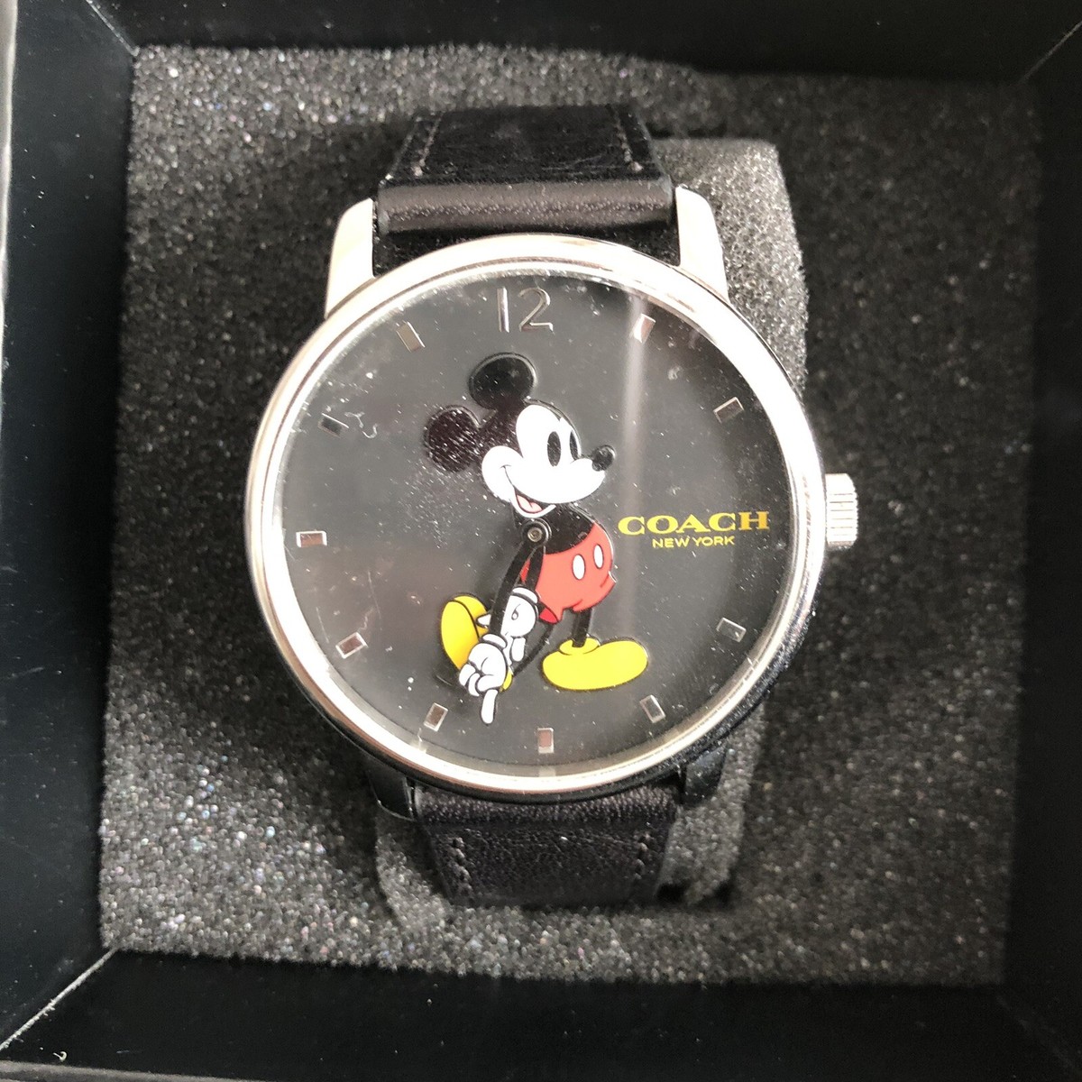 COACH ミッキーコラボウォッチ☆ Coach Mickey Mouse Limited Edition Large Face Watch New | eBay