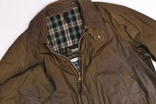 Barbour Beaufort 46in Waxed Jacket  Made in England Olive