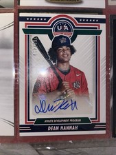 Panini 2022 USA Stars & Stripes Dean Hannah ADP1-DH /499 Autographed Rookie