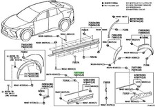 Porte avant et accessoires Toyota LEXUS