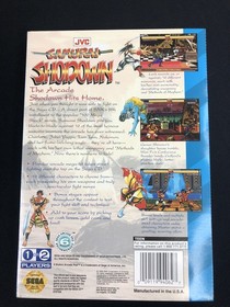 Samurai Shodown Sega CD 1993 SNK Sega Fighting Action No GAME Official Retro 