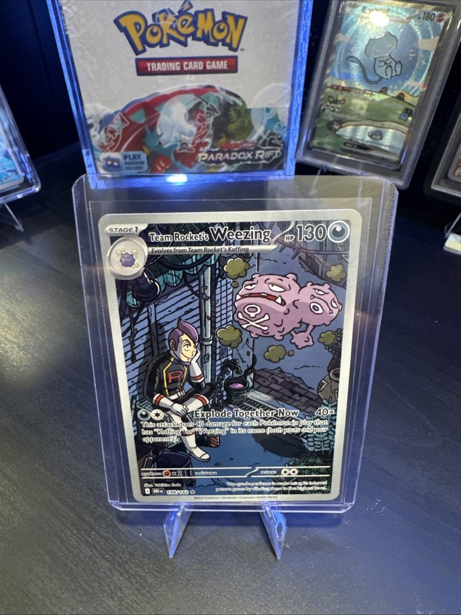POKEMON - TEAM ROCKET'S WEEZING - 199/182 DESTINED RIVALS | eBay