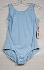 Body Wrappers ProWEAR Light Blue Cap Sleeve, Ballet Cut Leotard Child Sz 12-14