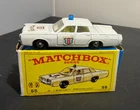 Vintage Original Boxed Lesney Matchbox #55 Police Car Die-Cast Car - High Grade