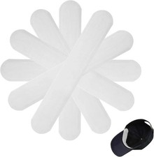 60Pcs No Sweat Hat Liner,Hat Sweat Liner Disposable,Golf Absorb Sweat Hat Liner,