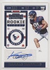 2019 Panini Contenders Rookie Ticket Kahale Warring #219 Auto 2ct
