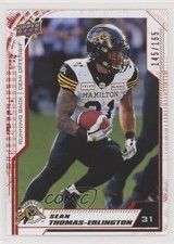 2020 Upper Deck CFL Red 145/165 Sean Thomas-Erlington #83 l5j