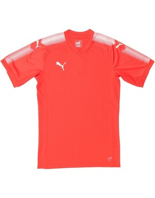 PUMA Mens T-Shirt Top Medium Red Polyester SJ01