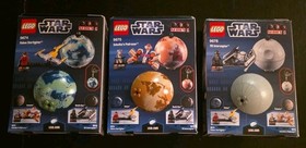 Lego Star Wars  Planets Series 1 3 Sets 9674, 9675, 9676 New SEALED
