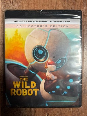 The Wild Robot - Collector's Edition (4K UHD + Blu-ray + Digital, 2024) *NEW*