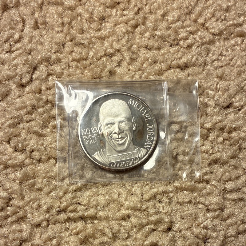1991 NBA MVP Michael Jordan, 1 Ounce Silver Round SEALED w/ COA