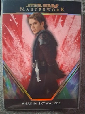 2024 Topps Star Wars Masterwork Anakin Skywalker Red Parallel /25 Rare  