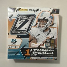 2024 Zenith Football Mega Box 1 Auto or Memo Per Box