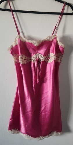 Vintage Y2K Victoria's Secret Babydoll Pink & Spitze. Gr. XS.