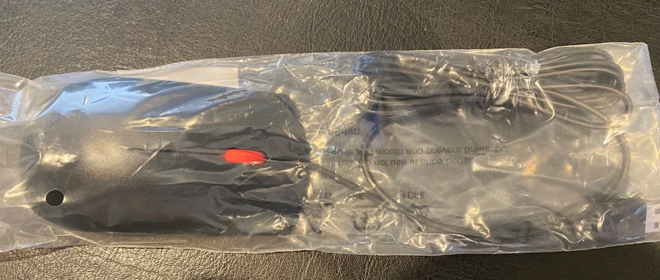 NEW Lenovo 1PSM51M37186 OEM Red Scroll 2 Button USB Optical Mouse FRU: 00PH133 - Image 3 of 4