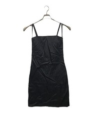 PRADA Triangle Logo Cami Dress/ Black/ Size 38