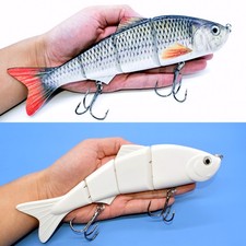 Fishing Lure 10inch Bait Crankbait Swimbait for Bass Muskie Trout Fishhook