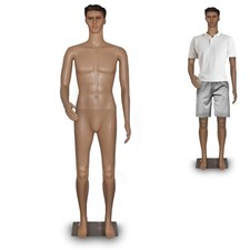 Schaufensterpuppe Mannequin Schneiderpuppe Männlich beweglich 190cm BITUXX