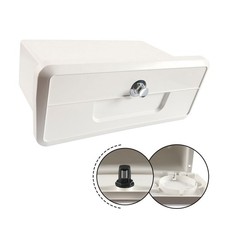 Lockable Boat Storage Compartment with Spill Proof Cup Holders and ABS Build