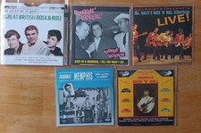 ROCK N ROLL bundle. 5  CD Albums. ADAM FAITH, JOHNNY HORTON, BILL HALEY & others