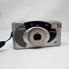 Vintage Kodak Advantix F600 Camera 35mm APS Point Shoot Zoom Film Silver Black