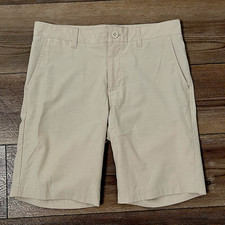 Johnnie O Shorts Boys Tan Flat Front Size 14