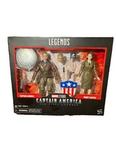 Marvel Legends Captain America And Peggy Carter Figure Two Pack  New. 2018
