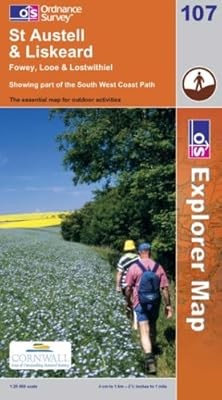 St.Austell and Liskeard (Explorer Maps), Ordnance Survey, Used; Good Book