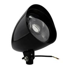 5 3/4 inch Bullet Front headlight Motorcycle Gloss Black LED 5.75" Gloss Black