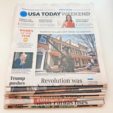 USA Today Newspapers Lot of 11 Papers March 1 - 15  2026 Issues Complete Unread