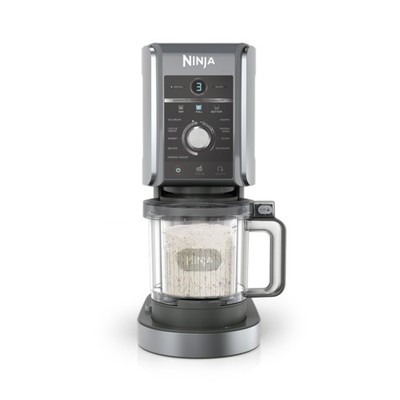 Ninja CREAMi Deluxe NC502EU Eis-und Eisgetränkmaschine Silber Küche Haushalt