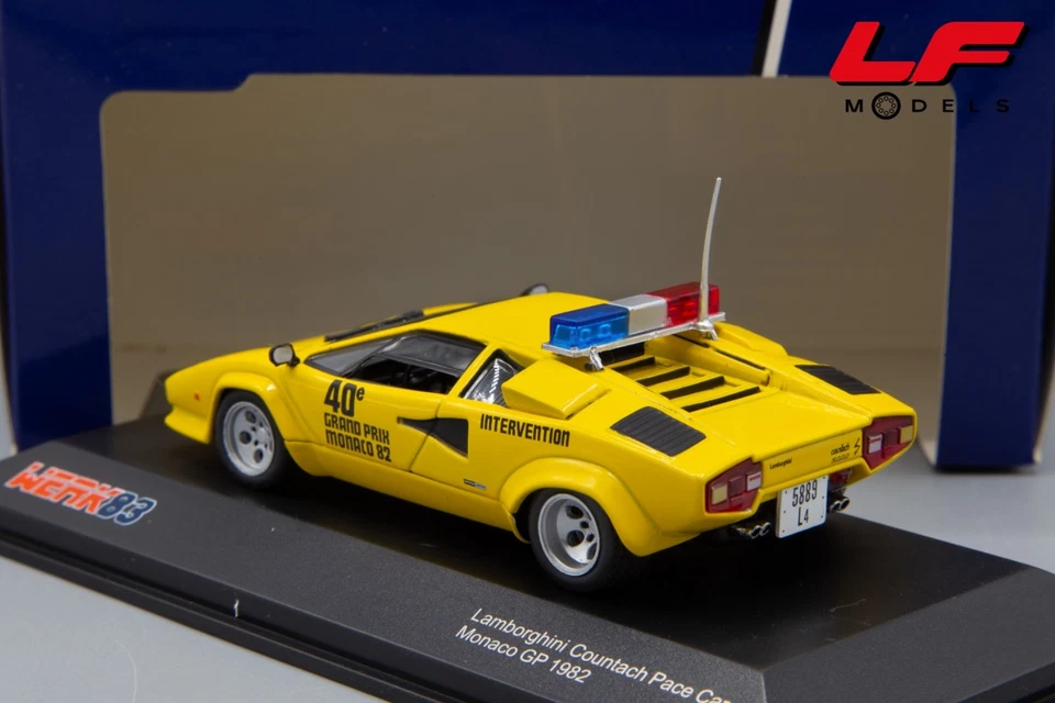 1:43 Lamborghini Countach Pace Car Monaco GP 1982 - Werk83 - Immagine 2 di 3