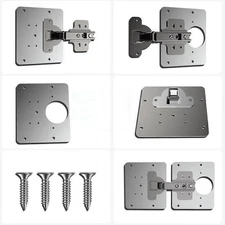 Stainless Steel Hinge Repair Plate For Furniture Drawer Window Repair Accessory